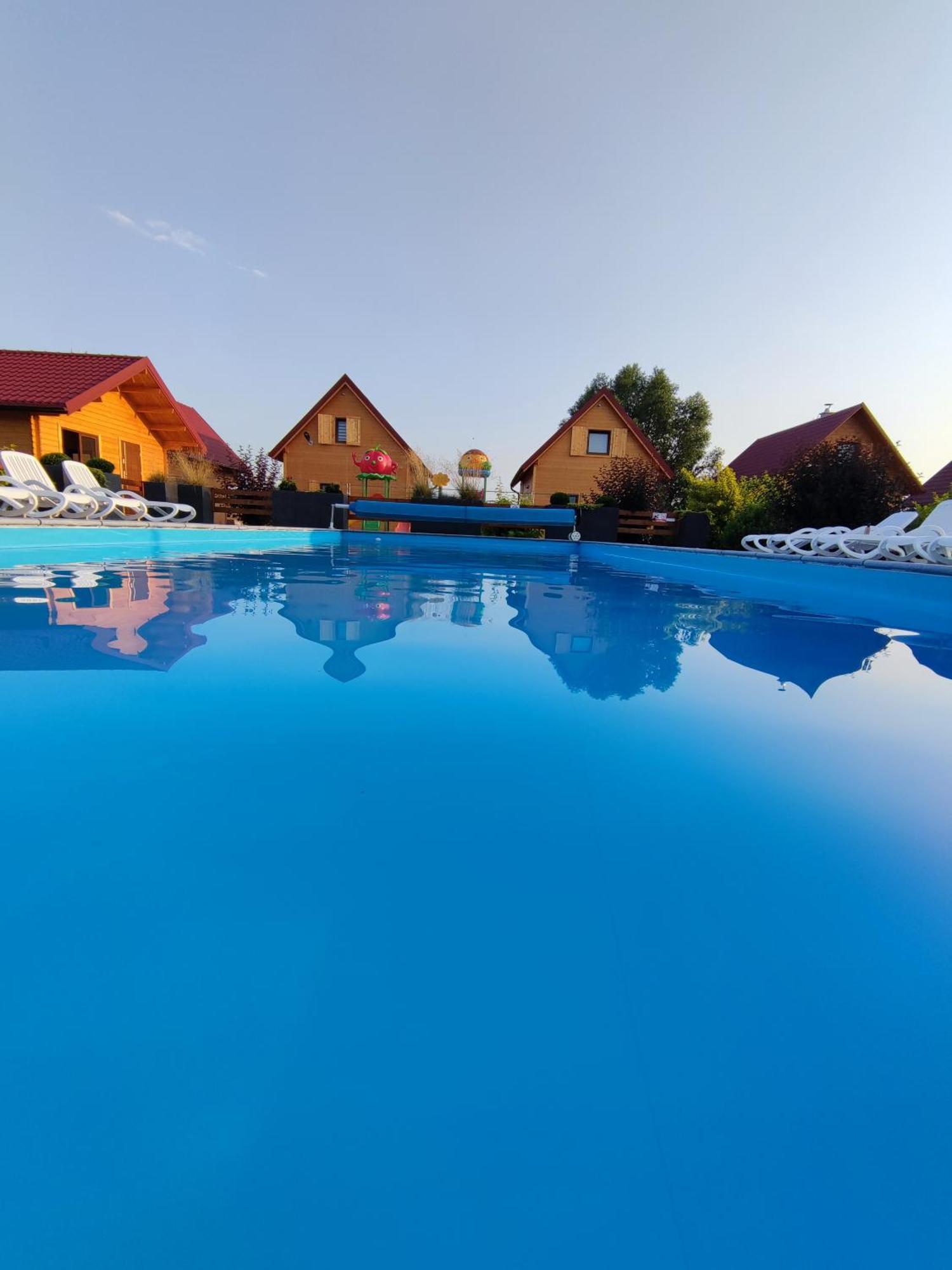 Miodowa Sadyba Domki Caloroczne Kluczbork Ligota Zamecka Luaran gambar