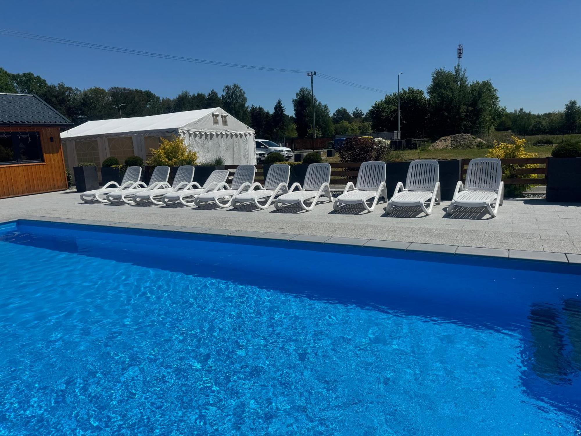 Miodowa Sadyba Domki Caloroczne Kluczbork Ligota Zamecka Luaran gambar