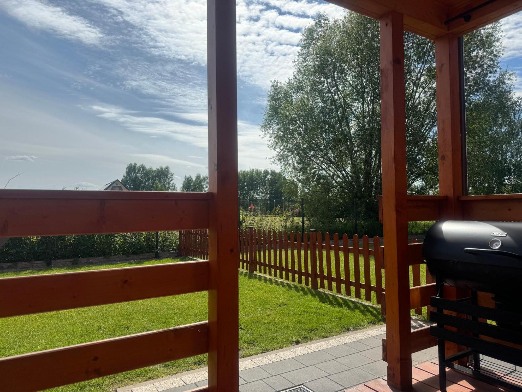 Miodowa Sadyba Domki Caloroczne Kluczbork Ligota Zamecka Luaran gambar