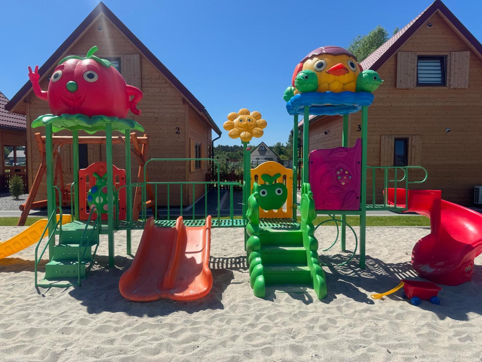 Miodowa Sadyba Domki Caloroczne Kluczbork Ligota Zamecka Luaran gambar