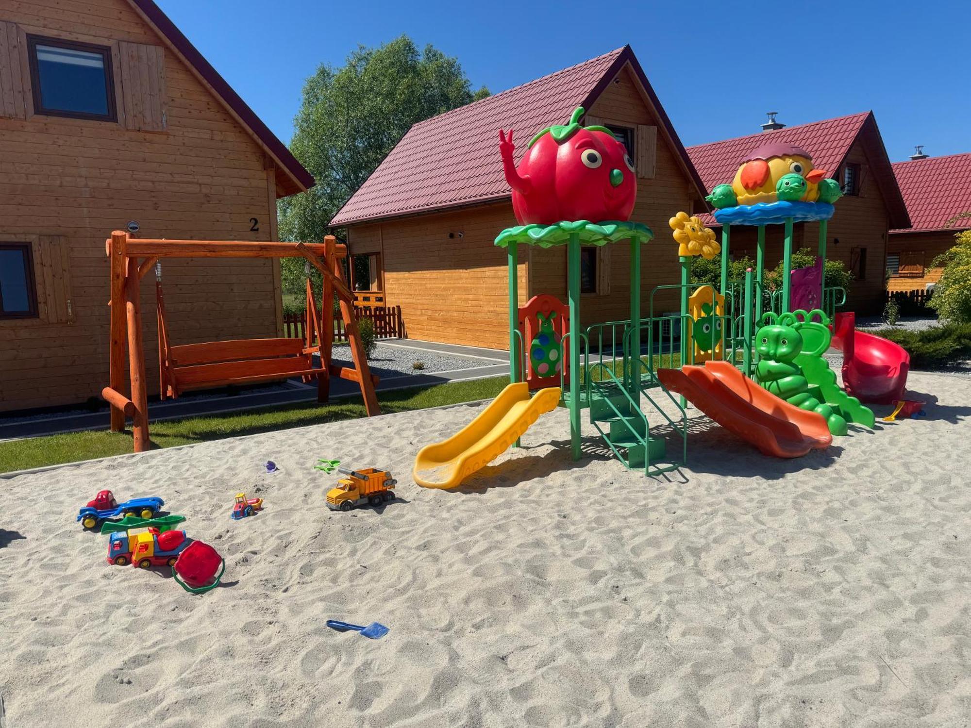 Miodowa Sadyba Domki Caloroczne Kluczbork Ligota Zamecka Luaran gambar